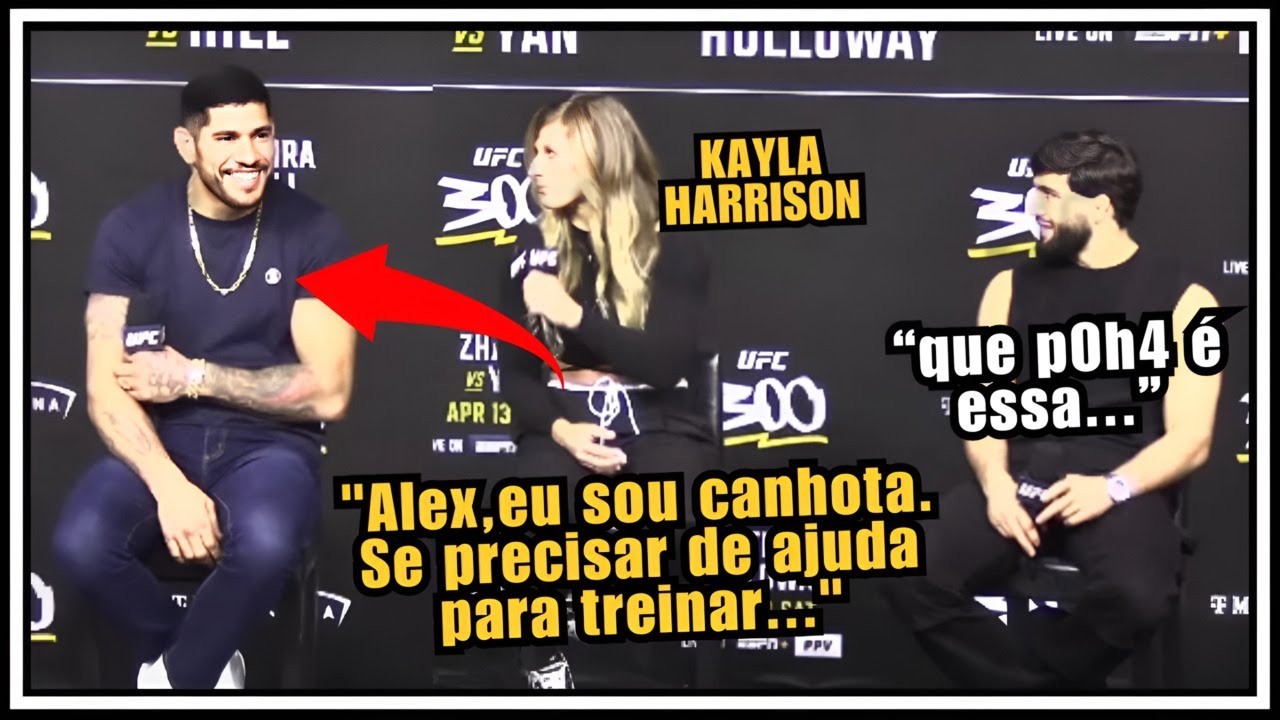 UFC 300: PERGUNTAS E RESPOSTAS: ALEX PEREIRA, KAYLA HARRISON E ARMAN TSARUKYAN