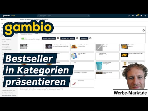 Gambio: Bestseller in Kategorien bevorzugen