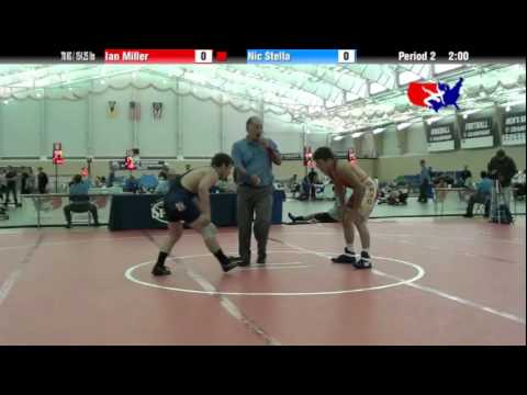 University Nat`ls FS  70 KG / 154.25 lbs: Ian Miller vs. Nic Stella