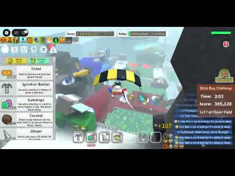 BEE SWARM SIMULATOR EVENT!? + stick bug challenge - roblox bss