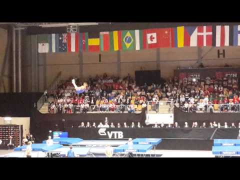USHAKOV Dmitrii RUS optional Trampoline World Championships 2015