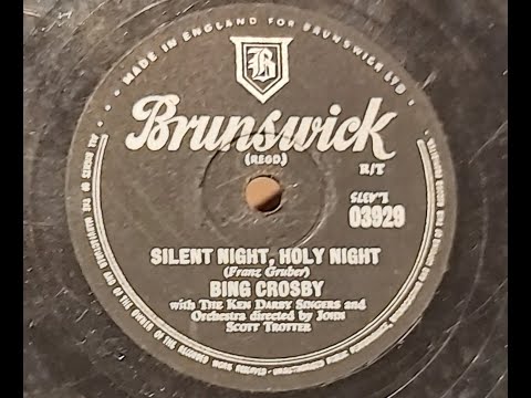 Bing Crosby 'Silent Night, Holy Night' 1948 78 rpm