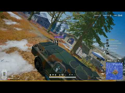 PUBG 1 vs 3 and BRDM  TPP