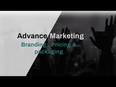 Advance Marketing Branding Packaging Pricing