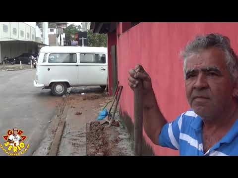 Narciso agradece o Prefeito Ayres Scorsatto e Paulinho Xavi pelo trampo feito em frente a sua casa