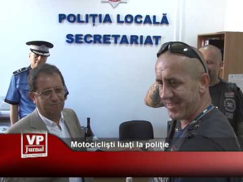 Motociclisti luati la politie
