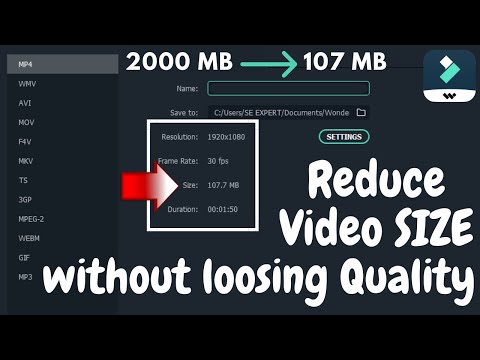 How To Reduce Video Size Without Losing Video Quality In Filmora X | Educationally Inclined 4u