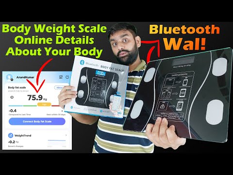 BMI Bluetooth Weighing Scale Machine
