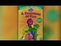 Barney A Fountain Of Fun 2003 2013 Treat Size DVD Release