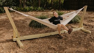 How To Build A Hammock Stand  Easy Woodworking Pro