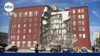 Rescue efforts ongoing after partial apartment building collapse in Iowa | ABCNL
