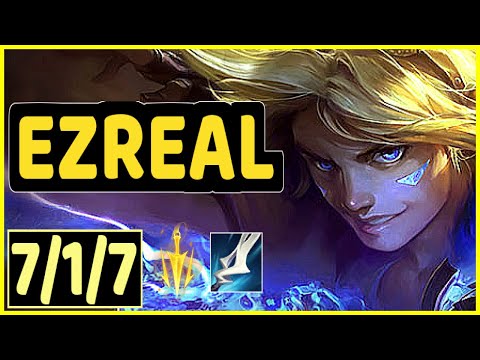 EZREAL VS CAITLYN - 7/1/7 KDA ADC GAMEPLAY
