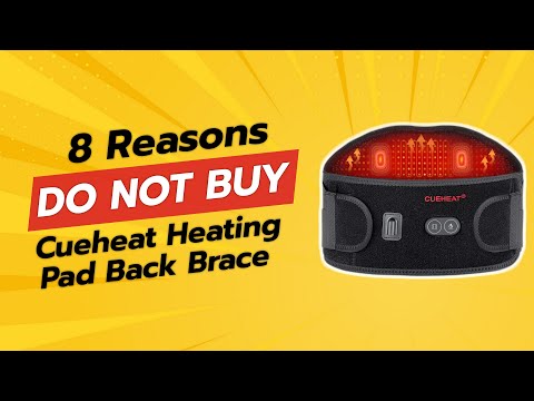 DON'T BUY CUEHEAT Heating Pad Back Brace BEFORE WATCHING THIS! 😱💔 (8 Reasons)