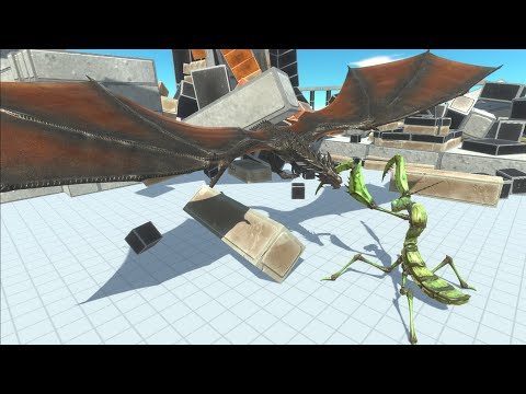 New Update DRAGON vs All Units - Animal Revolt Battle Simulator