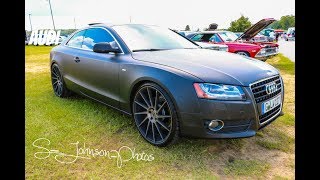 Matte black audi on Niche Wheels in HD (must see)