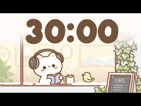 30 Minute Timer 🐱 Study Timer for Classroom Focus