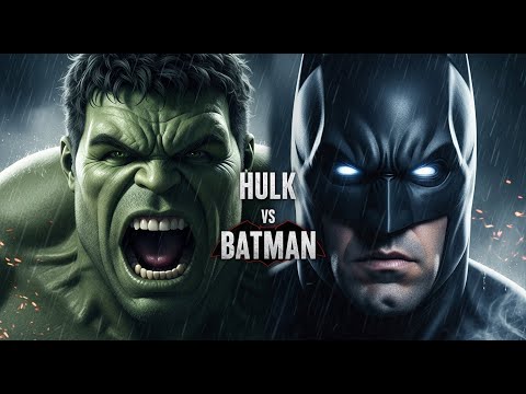 Hulk vs Batman | Strength vs Strategy | Epic Fight in HD 🟩🦇💥