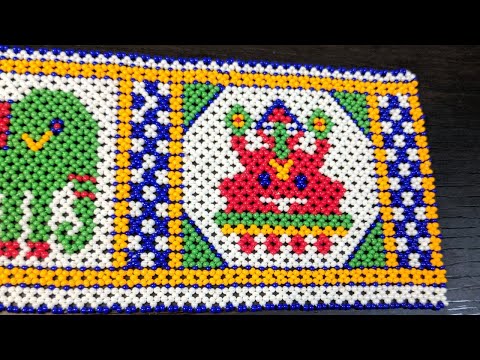 Hand Embroidery Dal moti toran design part-4/ Dal moti ganpati design tutorial
