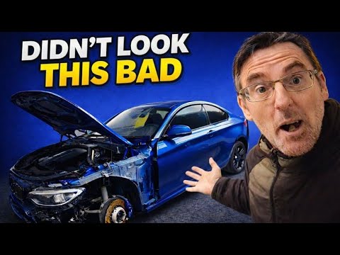 I Bought a Wrecked BMW M2 – The Rebuild Starts! 😱