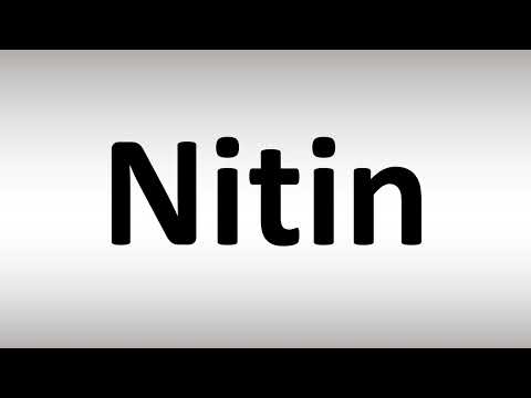 How to Pronounce Nitin