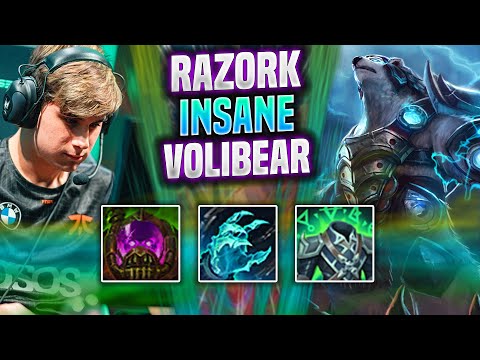 RAZORK IS INSANE WITH VOLIBEAR! - FNC Razork Plays Volibear Jungle vs Diana! | Season 2022