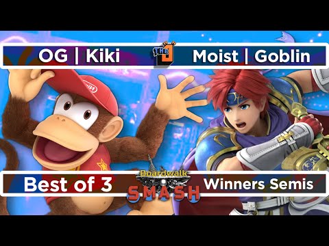 Moist Goblin (Roy) vs Kiki (Diddy Kong) - Winners Semi’s - Boardwalk Smash #29 - SSBU