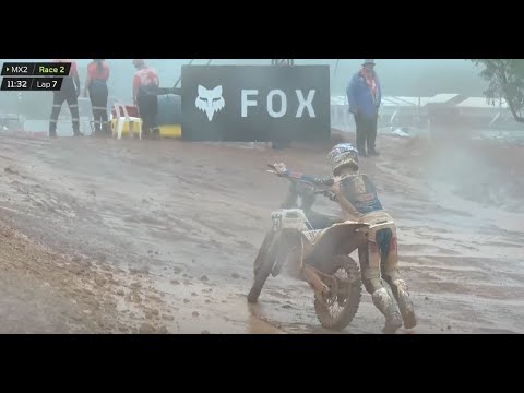 WHAT A CRAZY END OF MX2 WORLD CHAMPIONSHIP SEASON! 🤯 #MXGPAustralia