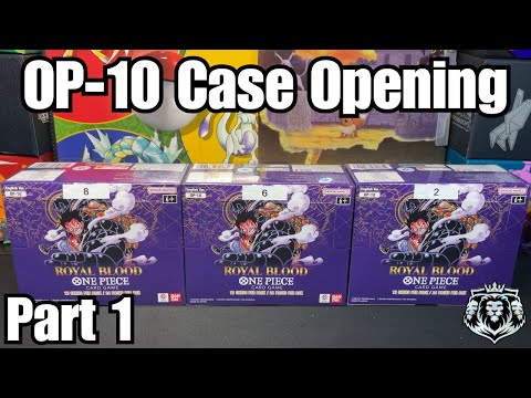 Opening a CASE of the NEW One Piece Royal Blood (OP-10) Set! | PART 1