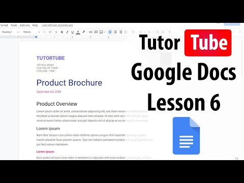 Google Docs Tutorial Lesson 1 Accessing Google Docs with your Google Account
