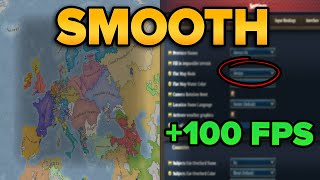 These SETTINGS make EU5 run SMOOTHER!
