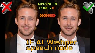 ComfyUI - Using Whisper speech node to make images talk(lip sync)! | Tutorial