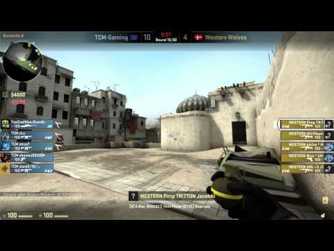 CS:GO TCM-Gaming V Western Wolves RADEON Offensive #2 Map #1 Dust2