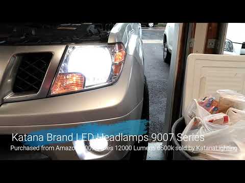 Katana LED Headlamps 2014 Frontier Upgrade Part II - Mega Output Bright !!!