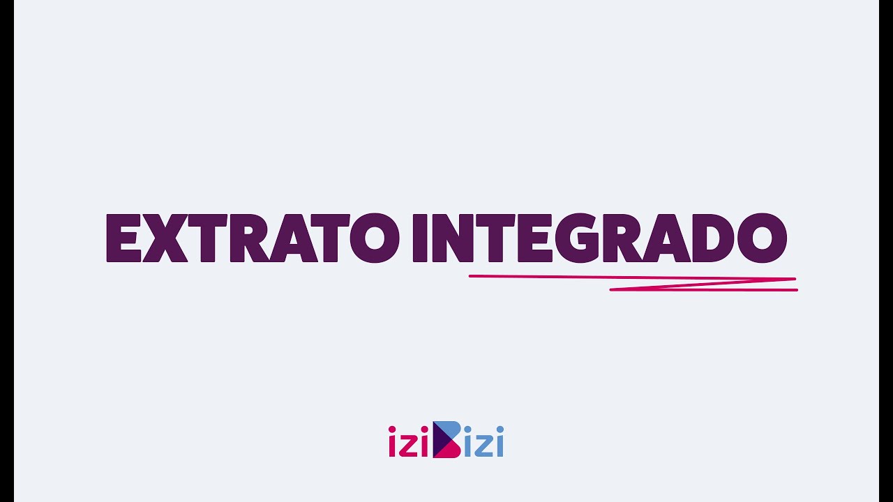 Extrato Integrado do iziBizi