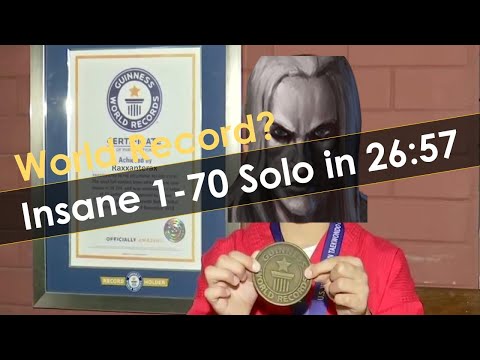 Diablo 3 Insane Leveling 1 to 70 Solo in 26:57 - Simulating a Perfect Necromancer Start