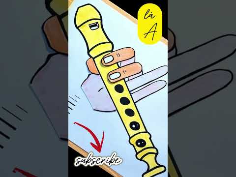 Easiest song on the recorder - B / A / G