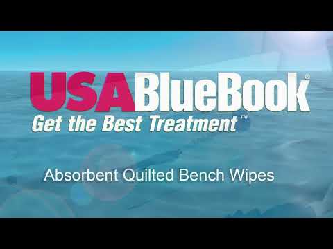 Absorbent Quilted Bench Pads/Wipes, 9" x 15", 100/Pack