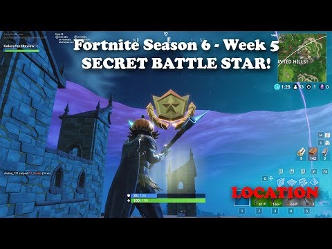 Fortnite - Season 6 - Week 5 - Secret Battle Star Location and Loading Screen