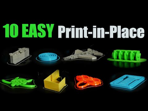 10 EASY Print-in-Place Things to 3D Print First