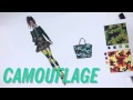 HOW TO DRAW CAMOUFLAGE PATTERN | Fashion Drawing