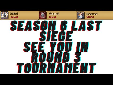 Season 6 last Siege battle. See you in Global Round 3 Tournament. Summoners War