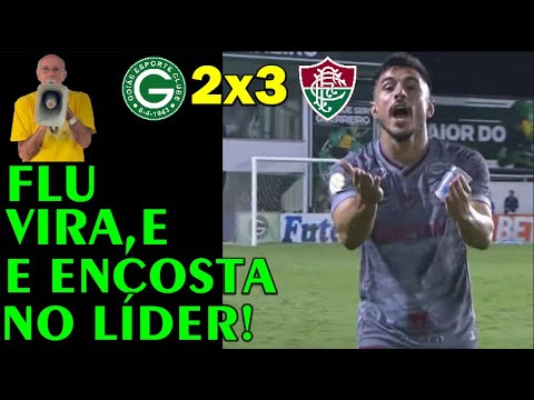 FLU VIRA PRA CIMA DO GOIÁS! É O DIZINISMO! GOIÁS 2x3 FLUMINENSE - BRASILEIRÃO 2022