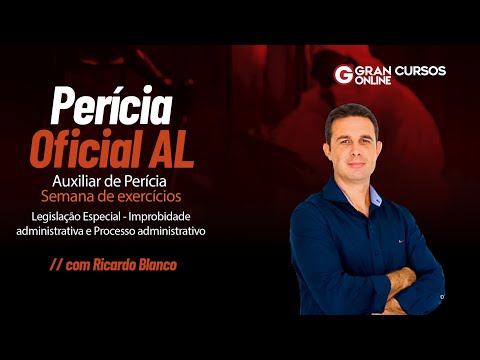 Perícia Oficial AL-Auxiliar de Perícia-Semana de exercícios | Legislação Especial com Ricardo Blanco