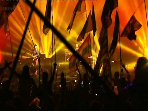 Coldplay What a Wonderful World / Fix you Glastonbruy 2011