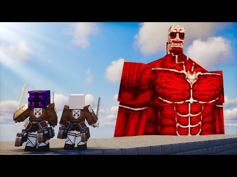 2 Idiots Survive Attack On Titan in Minecraft