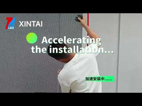 XINTAI LED Holographic Transparent LED Poster Display