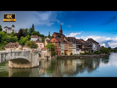 Switzerland 4K | Laufenburg | One town in two countries