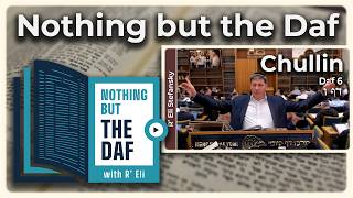 CHAZARAH - Chullin Daf 6 | "Nothing but the Daf" with R' Eli Stefansky