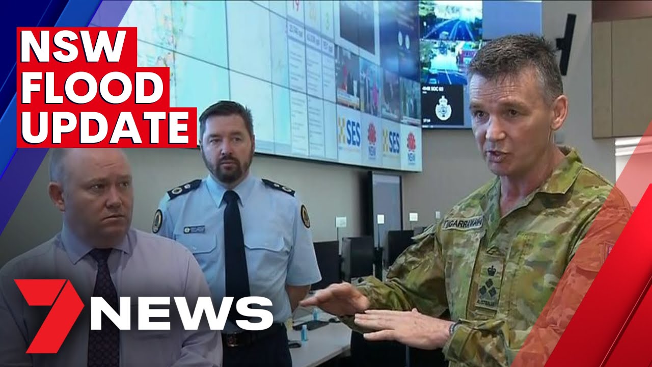NSW flood update by the Bureau of Meteorology, NSW SES and NSW Premier - Wed 24th March 2021 | 7NEWS