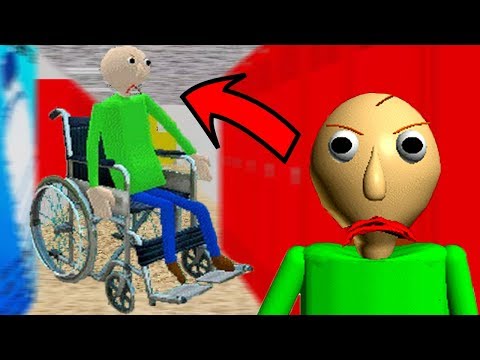 BALDI IS IN A WHEELCHAIR! | Baldi's Basics